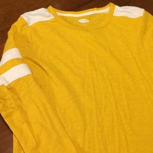 Old Navy yellow/gold shirt